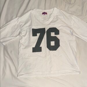 White Edikted Jersey Tee